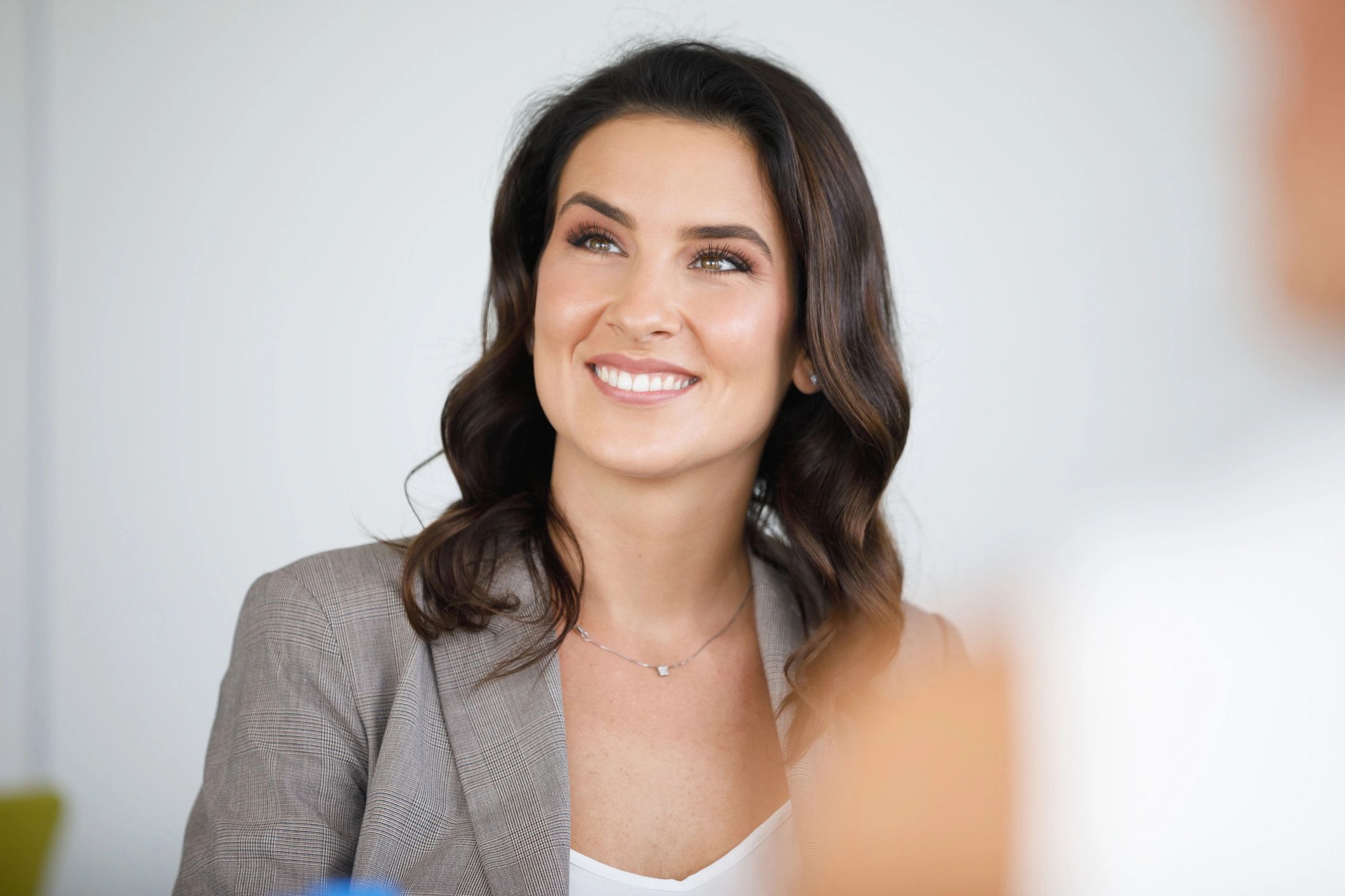 Emily Davis, business client, portrait